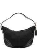 6351 Black Signature Soho Shoulder Bag