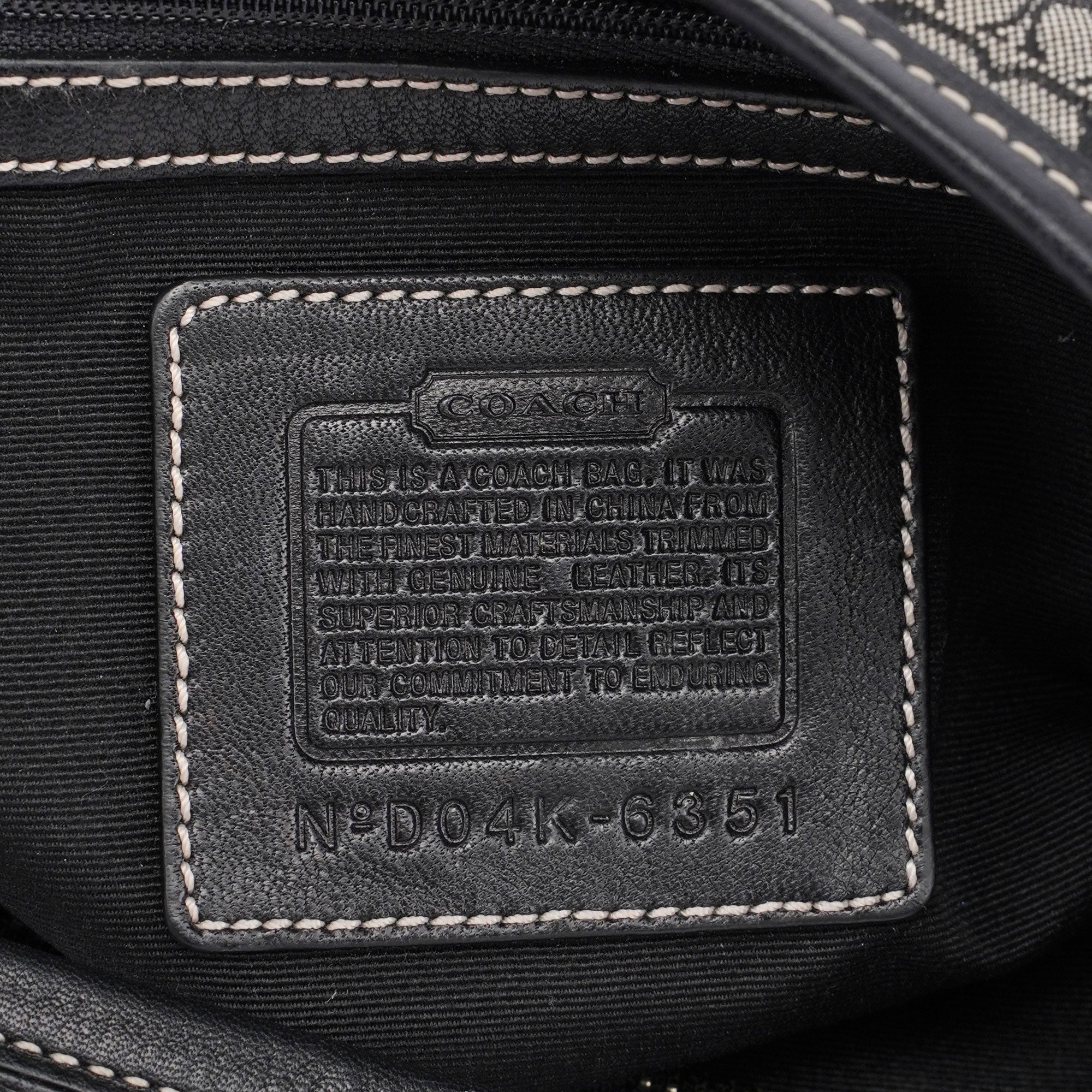 6351 Grey Mini Signature C Crescent Shoulder Bag