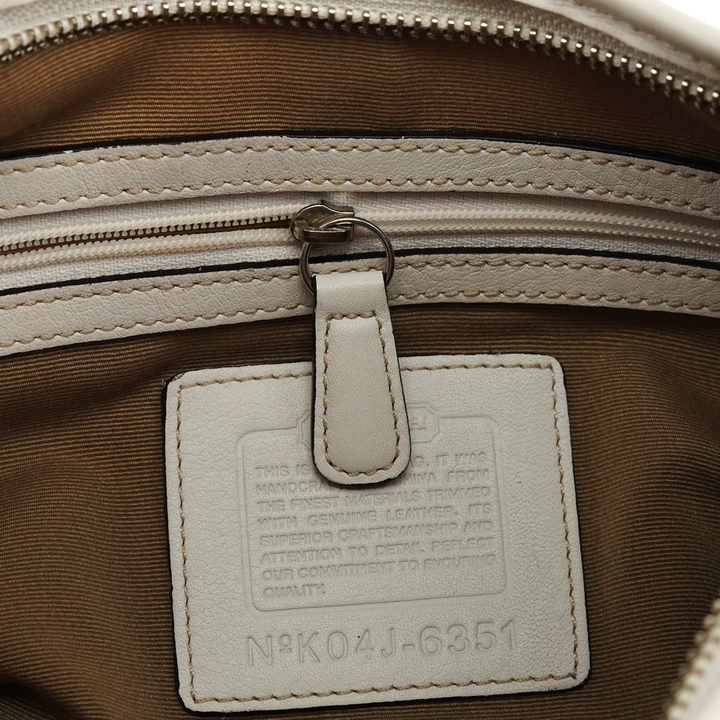 6351 Ivory Signature Soho Shoulder Bag