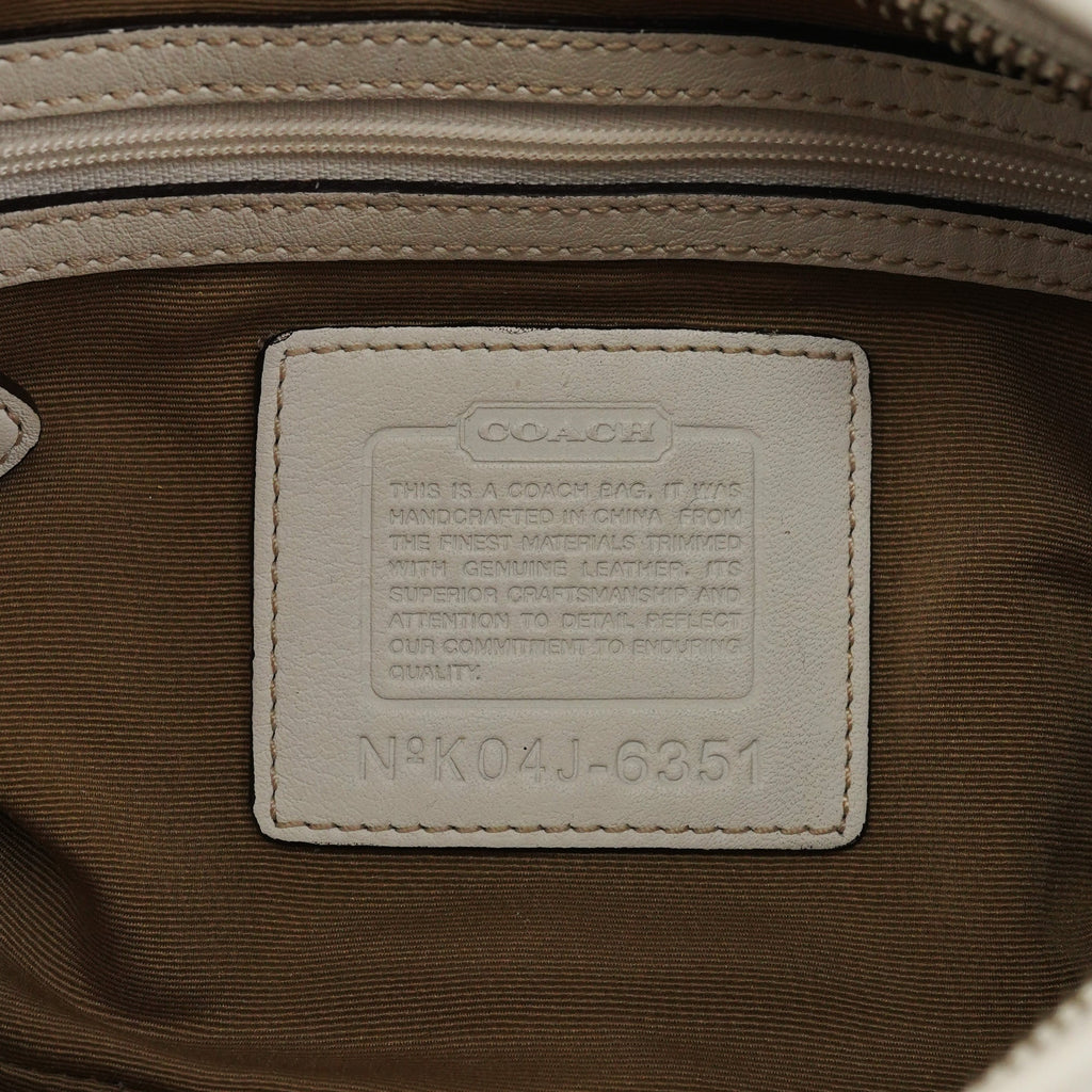 6351 Ivory Signature Soho Shoulder Bag