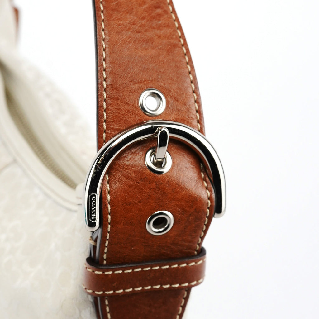 6351 Ivory Signature Soho Shoulder Bag