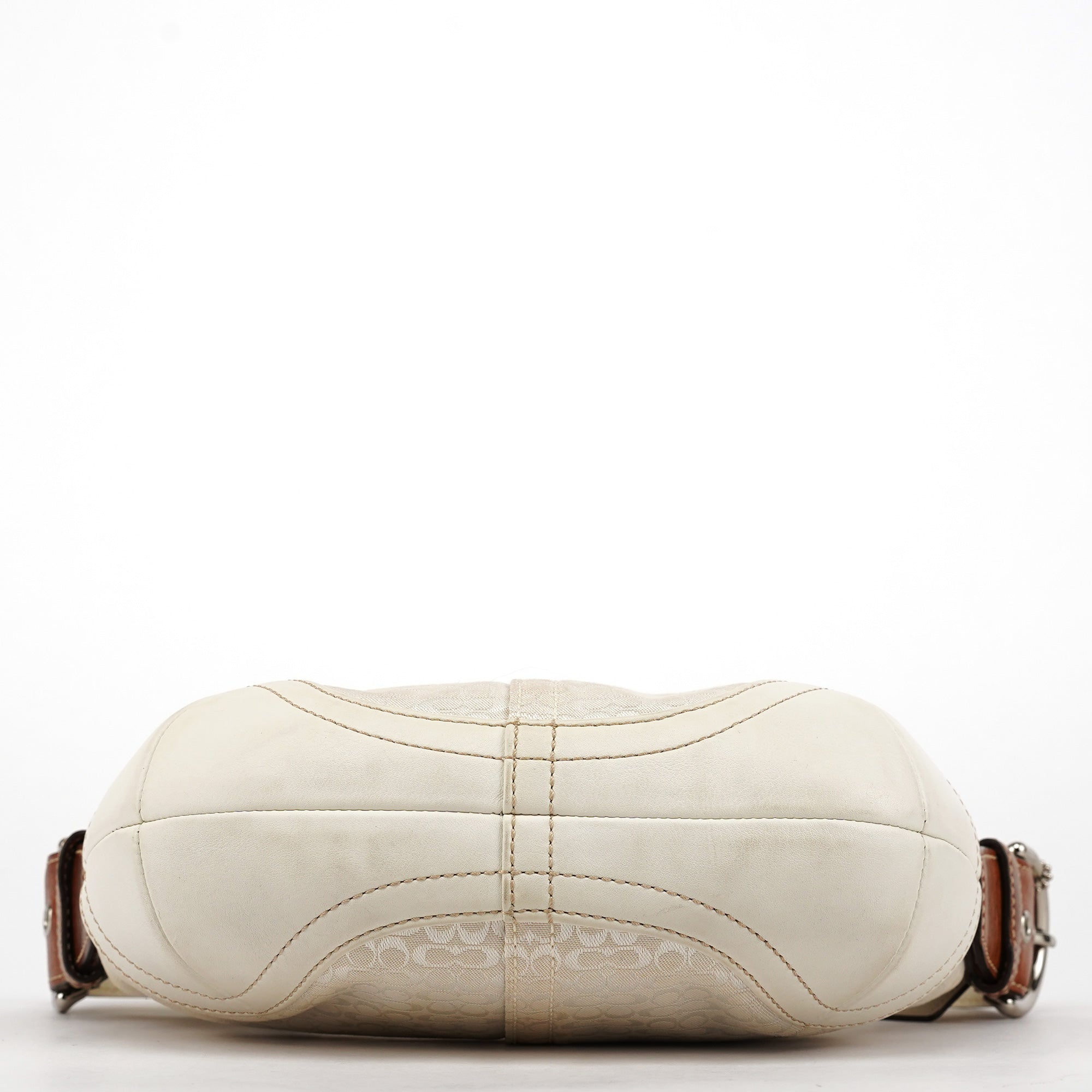 6351 Ivory Signature Soho Shoulder Bag