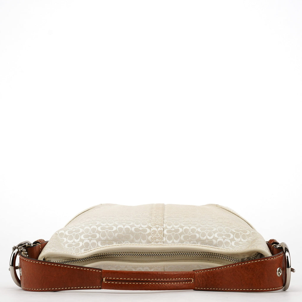 6351 Ivory Signature Soho Shoulder Bag