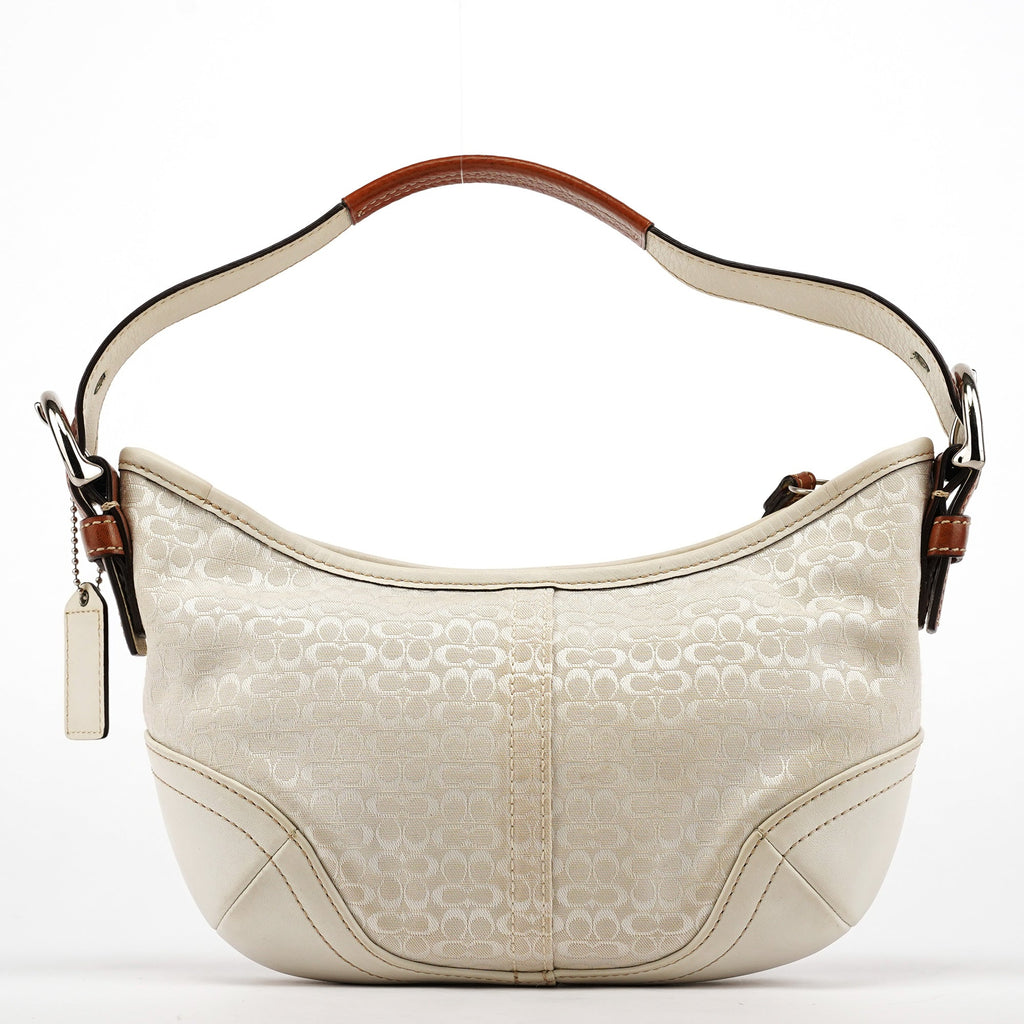 6351 Ivory Signature Soho Shoulder Bag