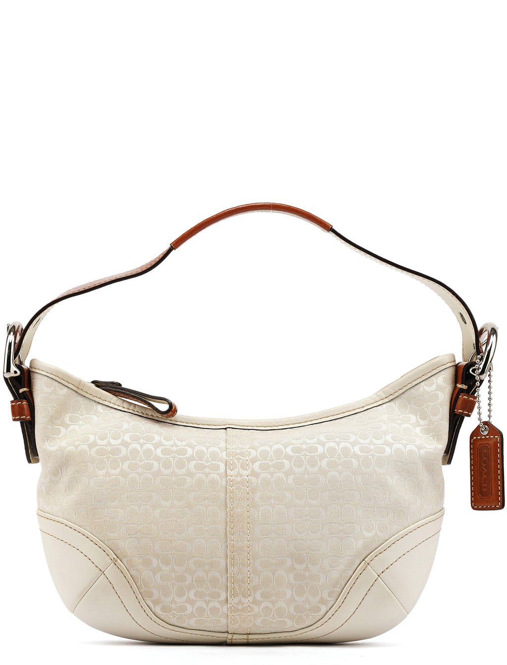 6351 Ivory Signature Soho Shoulder Bag