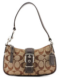 6362 Beige Brown Signature C Soho Shoulder Bag