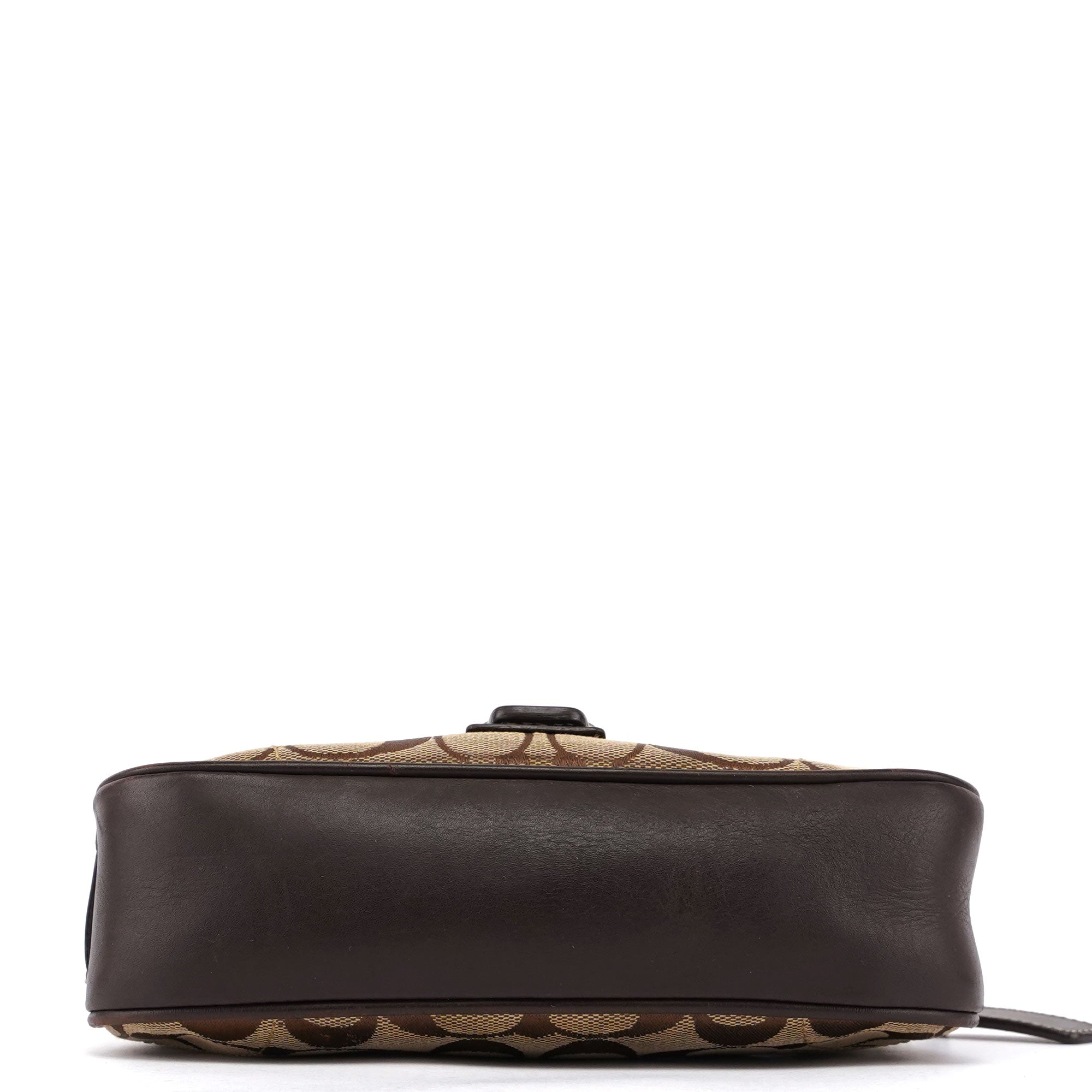 6362 Beige Brown Signature C Soho Shoulder Bag