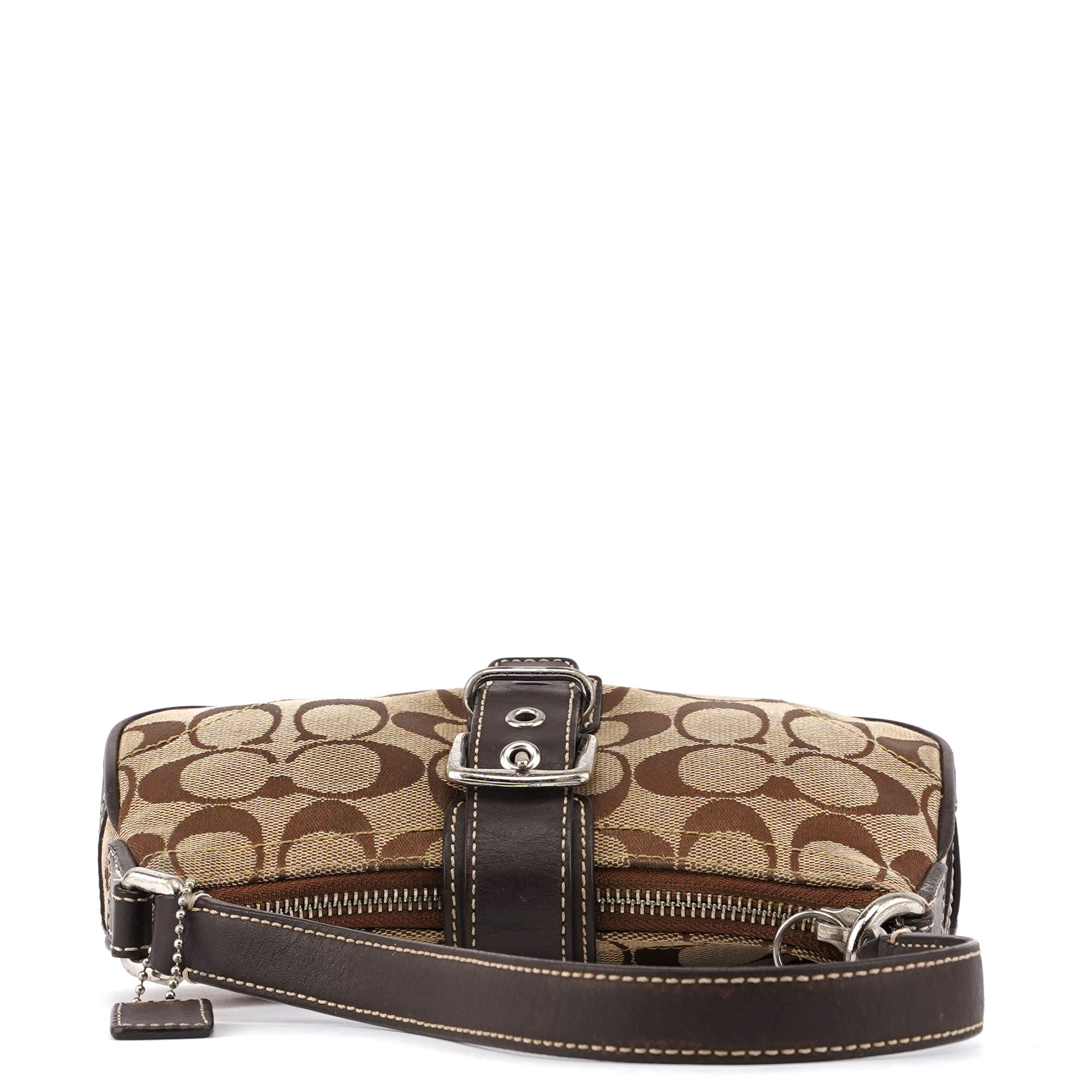 6362 Beige Brown Signature C Soho Shoulder Bag
