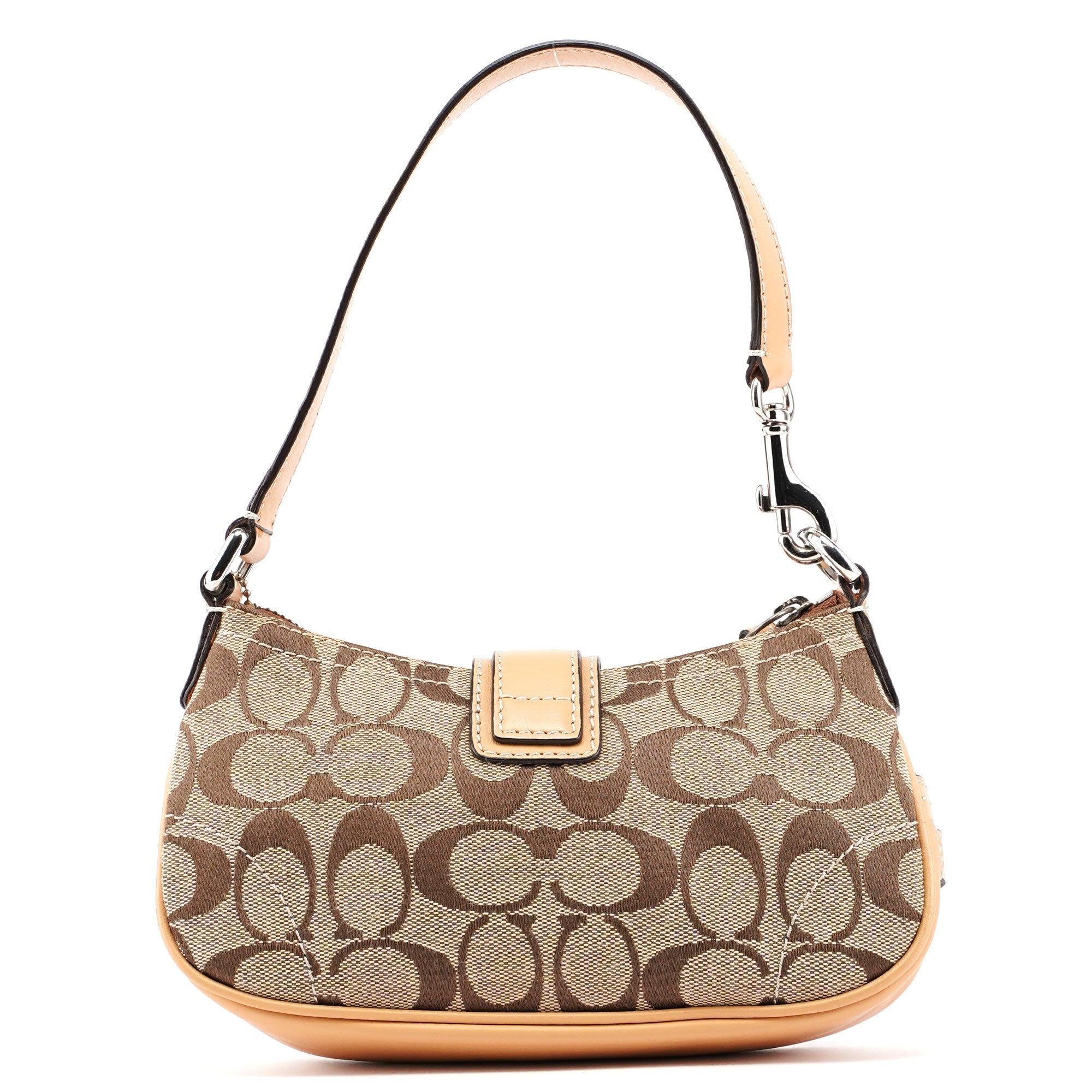 6362 Beige Signature C Soho Shoulder Bag
