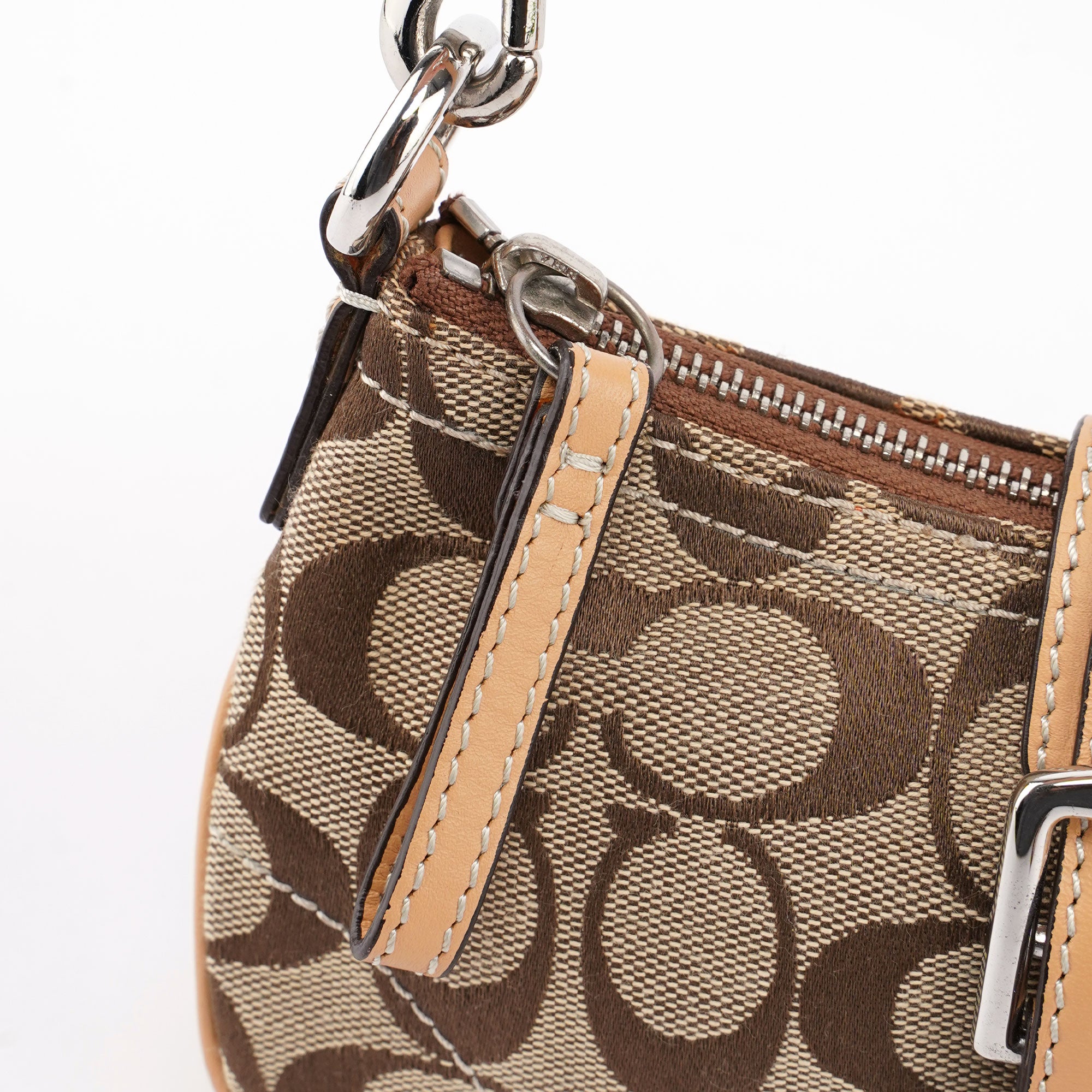 6362 Beige Signature C Soho Shoulder Bag