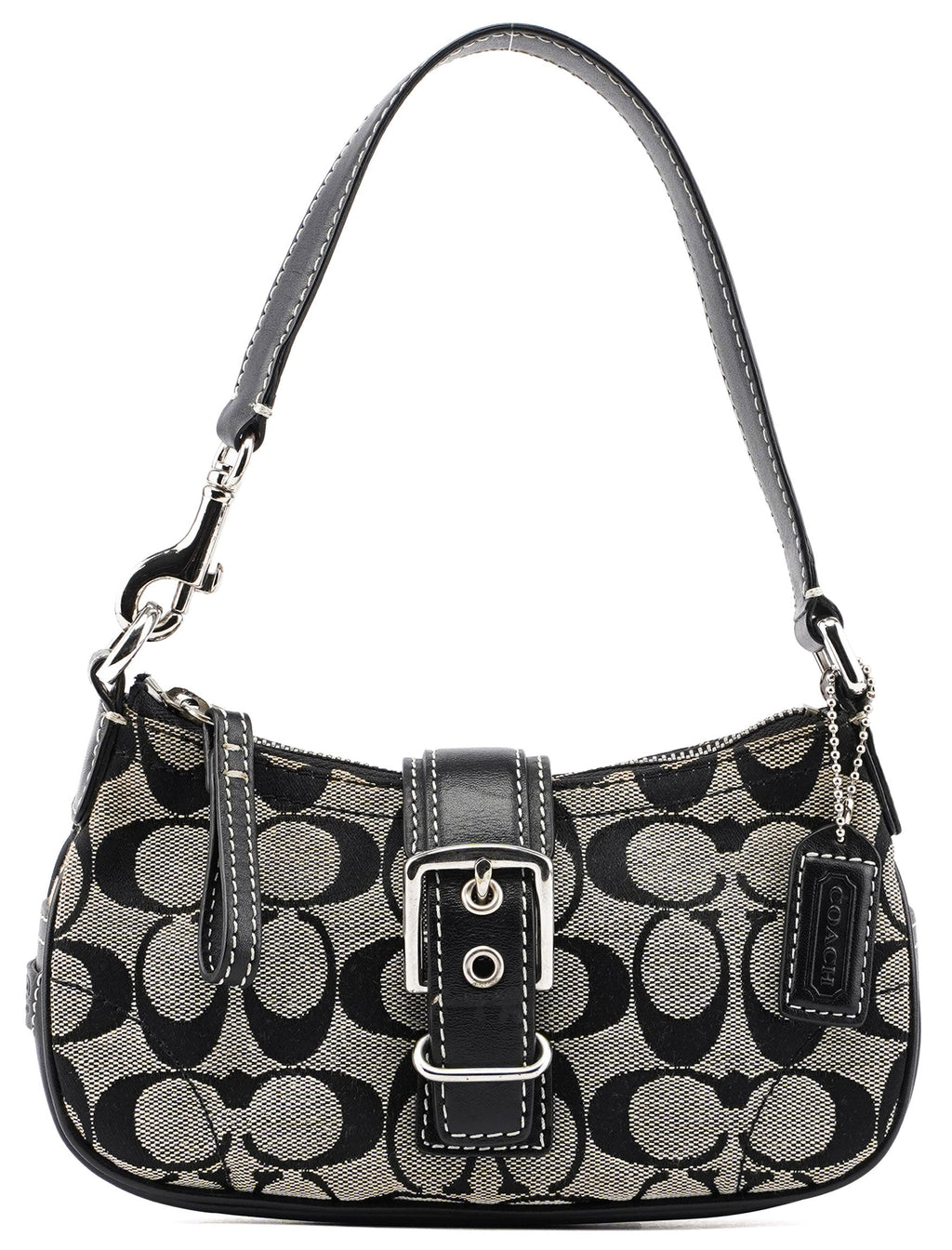 6362 Beige Signature C Soho Shoulder Bag