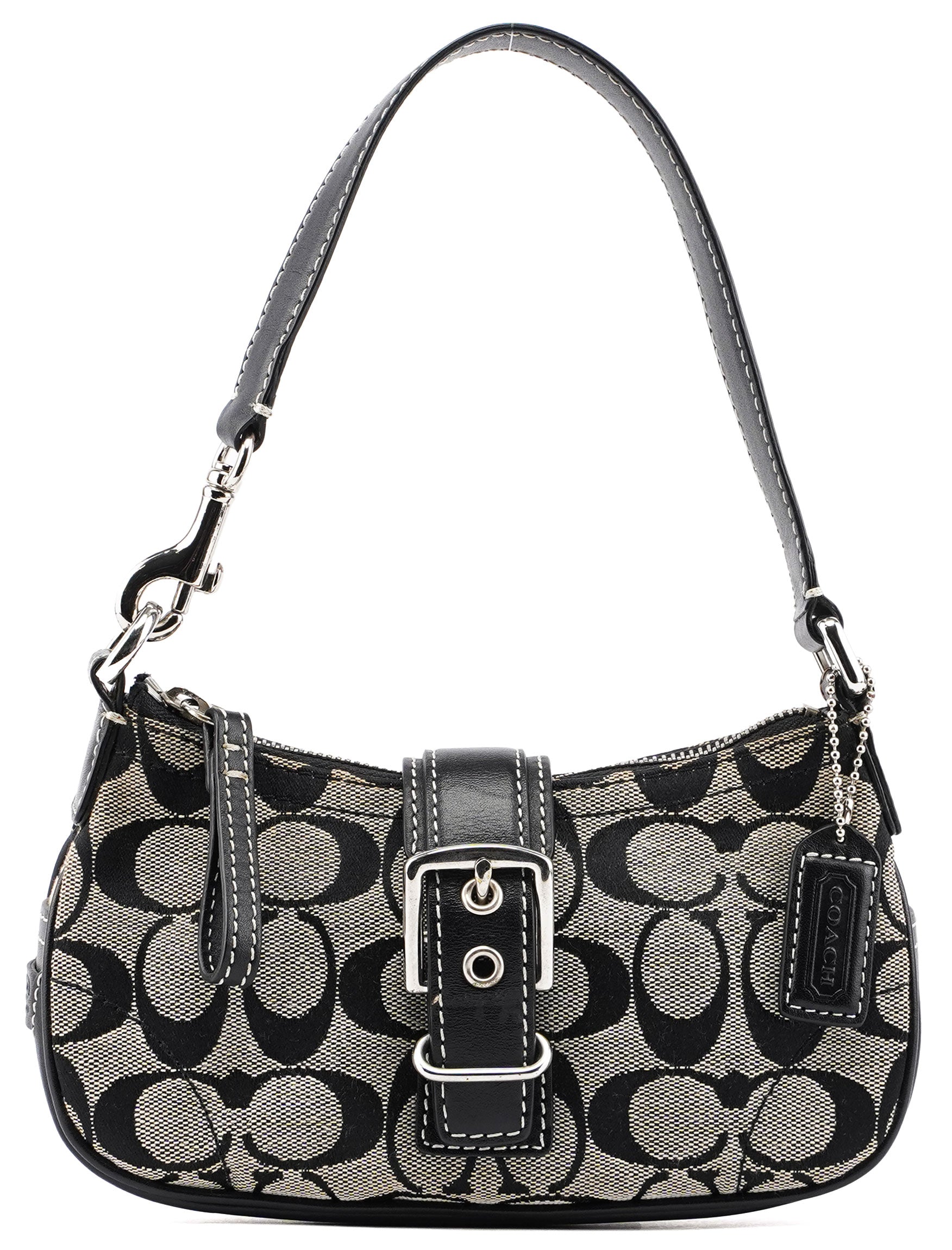 6362 Beige Signature C Soho Shoulder Bag