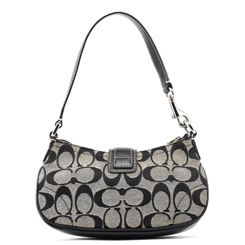 6362 Beige Signature C Soho Shoulder Bag