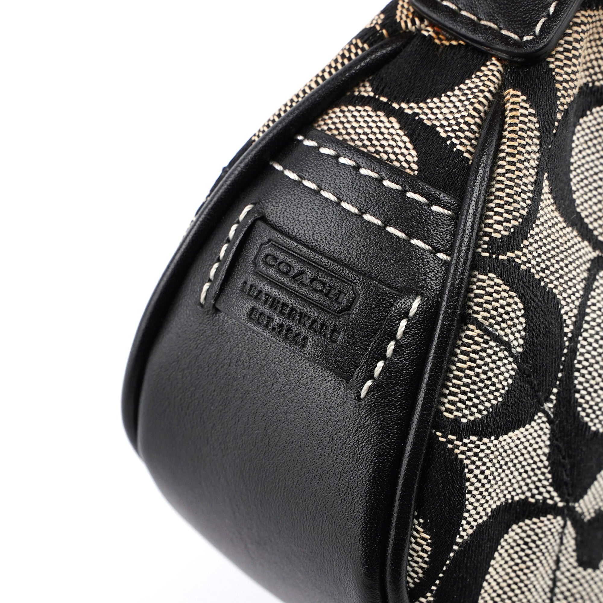 6362 Beige Signature C Soho Shoulder Bag