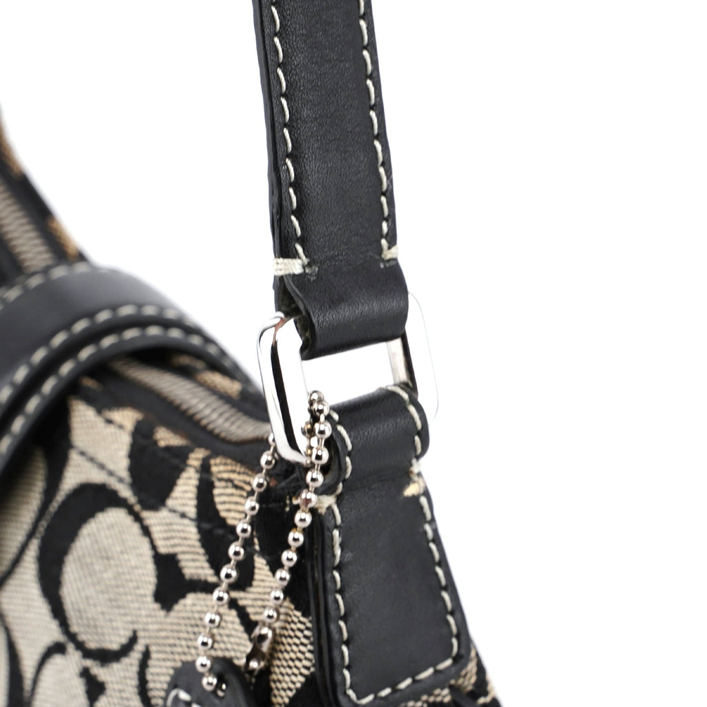 6362 Beige Signature C Soho Shoulder Bag