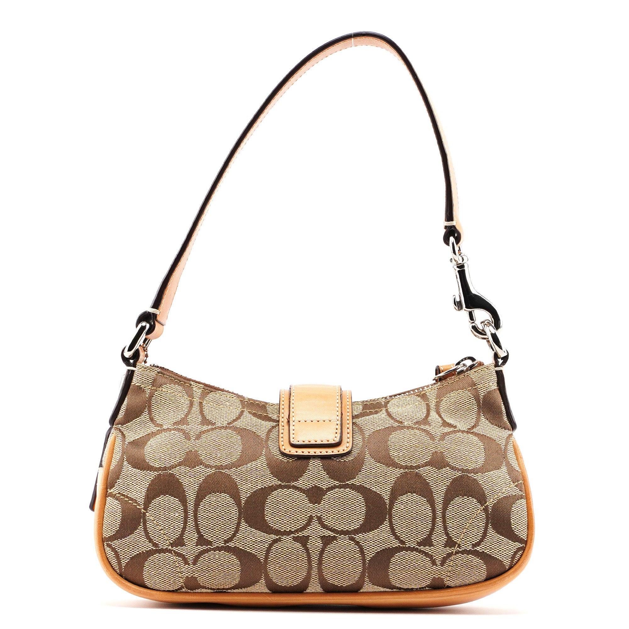 6362 Beige Signature C Soho Shoulder Bag