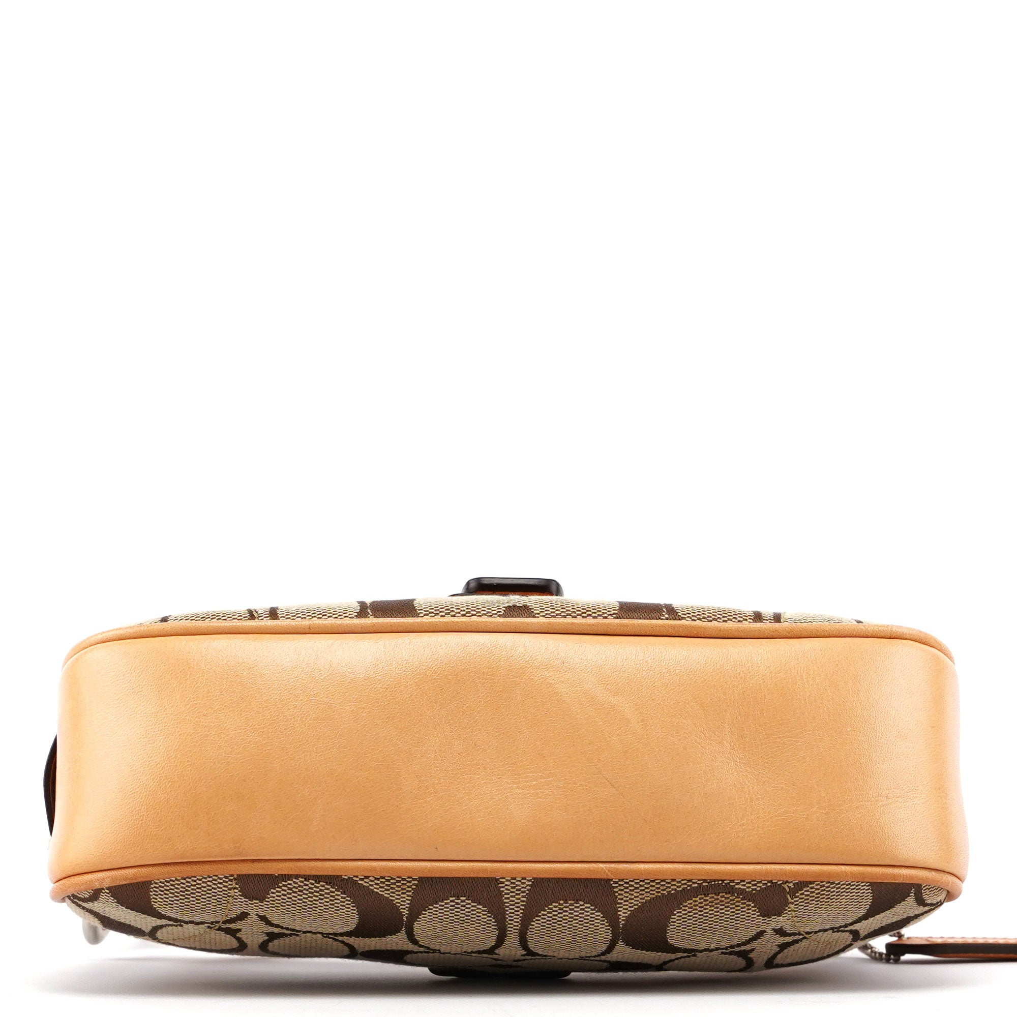 6362 Beige Signature C Soho Shoulder Bag