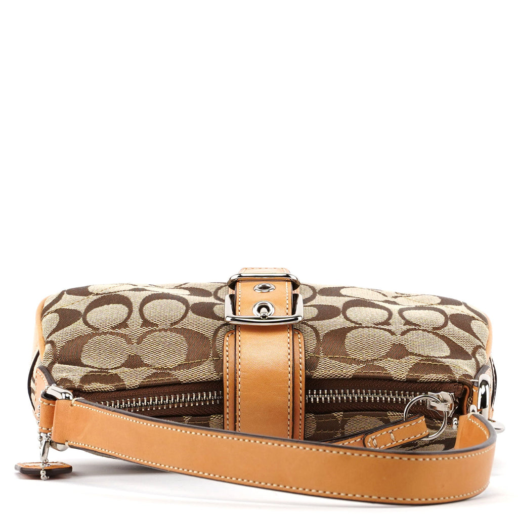 6362 Beige Signature C Soho Shoulder Bag