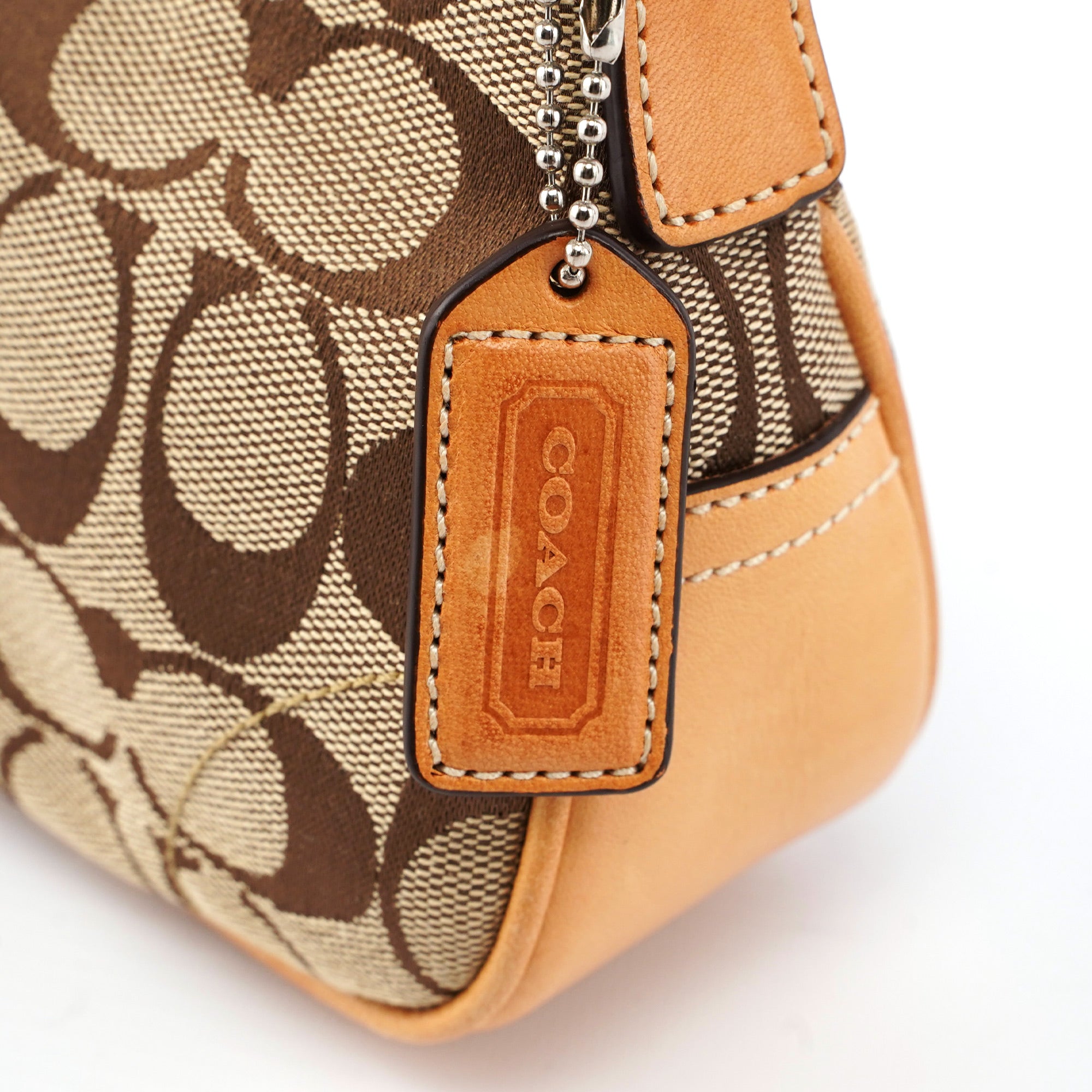 6362 Beige Signature C Soho Shoulder Bag