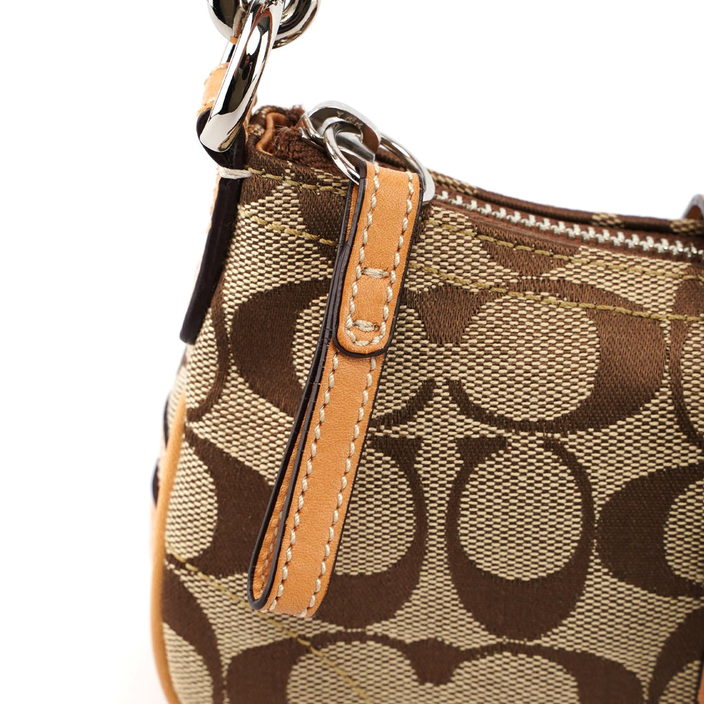 6362 Beige Signature C Soho Shoulder Bag