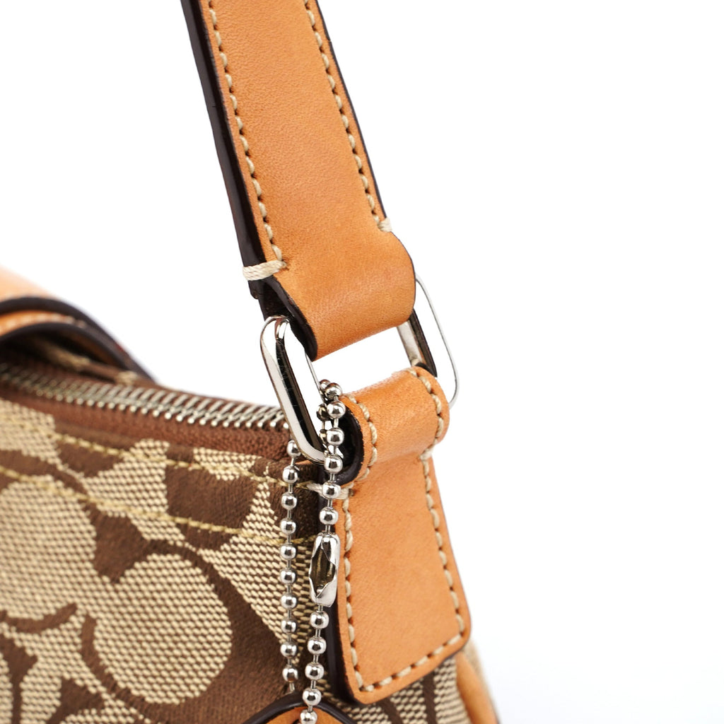 6362 Beige Signature C Soho Shoulder Bag
