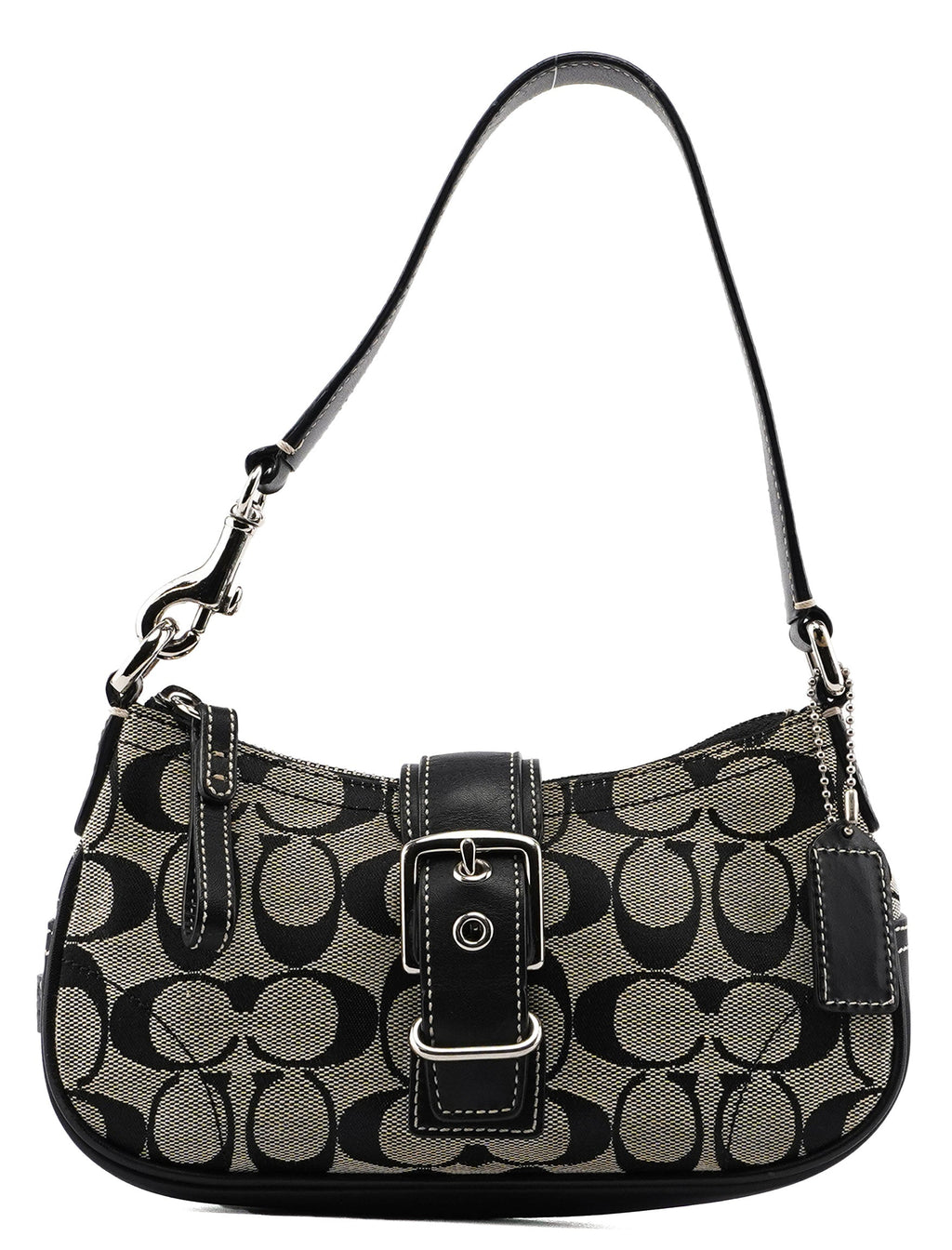 6362 Grey Signature C Soho Shoulder Bag