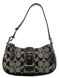 6362 Grey Signature C Soho Shoulder Bag