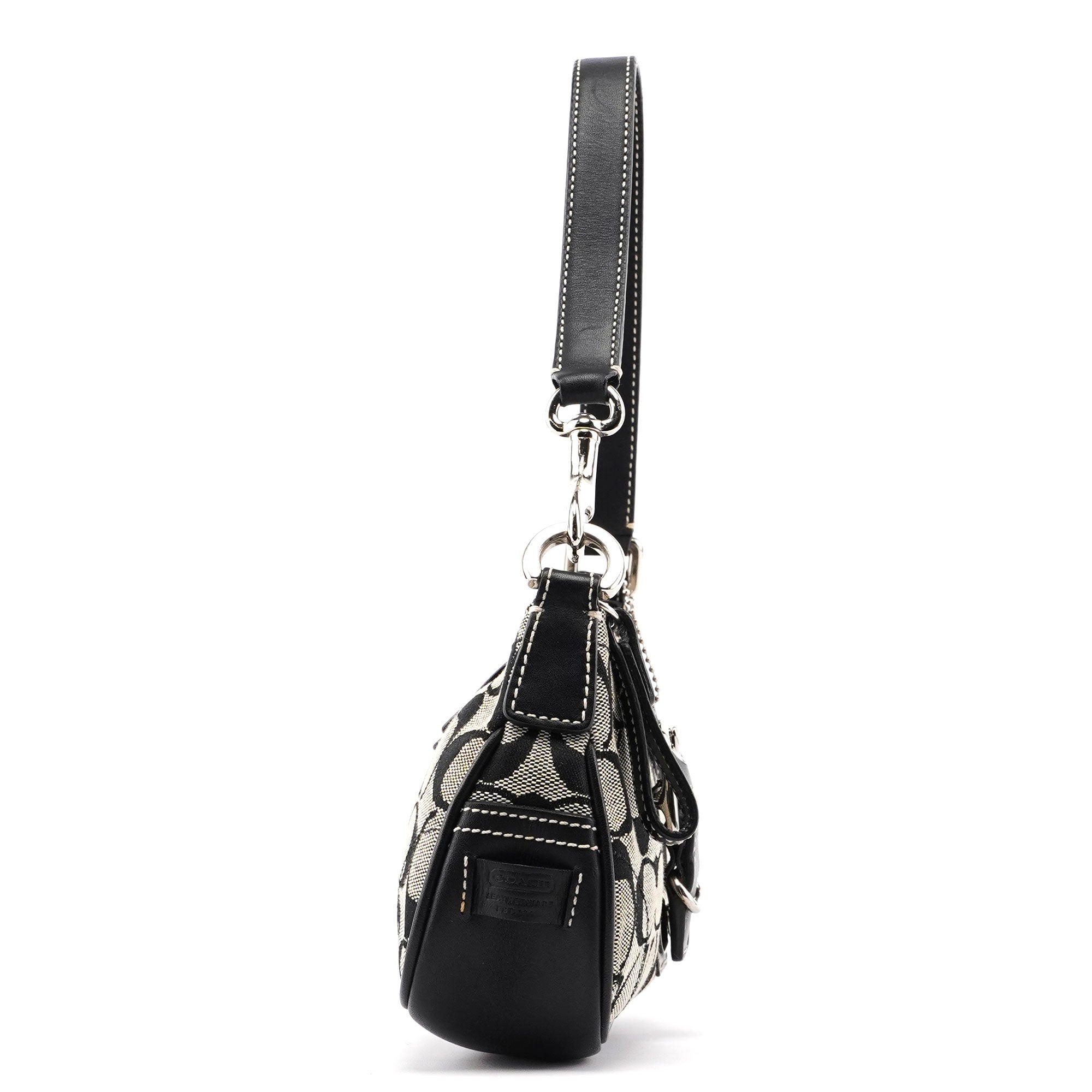 6362 Grey Signature C Soho Shoulder Bag