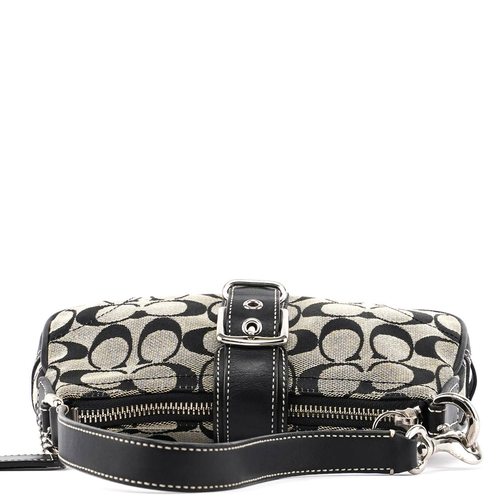6362 Grey Signature C Soho Shoulder Bag