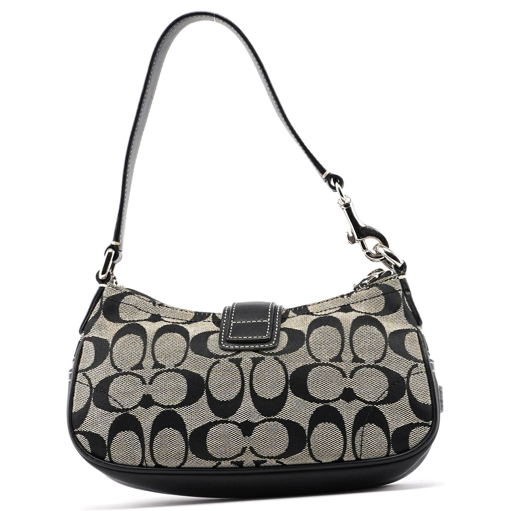 6362 Grey Signature C Soho Shoulder Bag