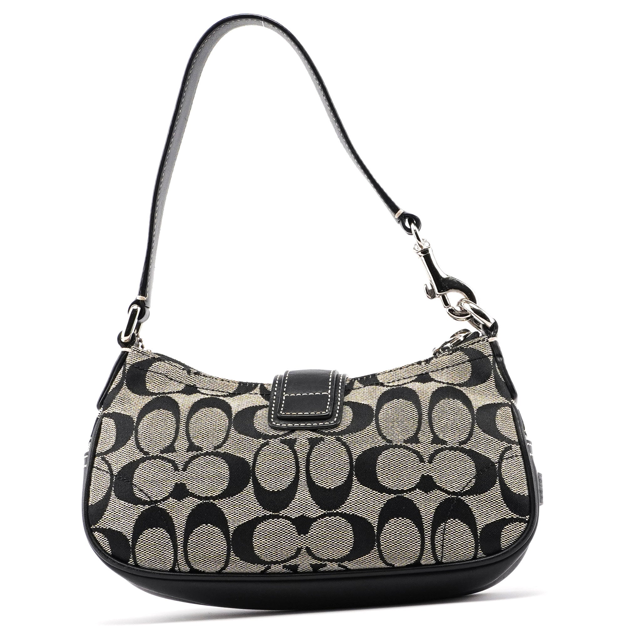 6362 Grey Signature C Soho Shoulder Bag