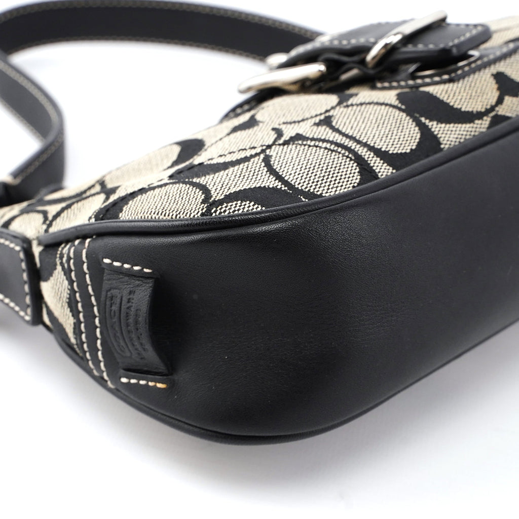 6362 Grey Signature C Soho Shoulder Bag