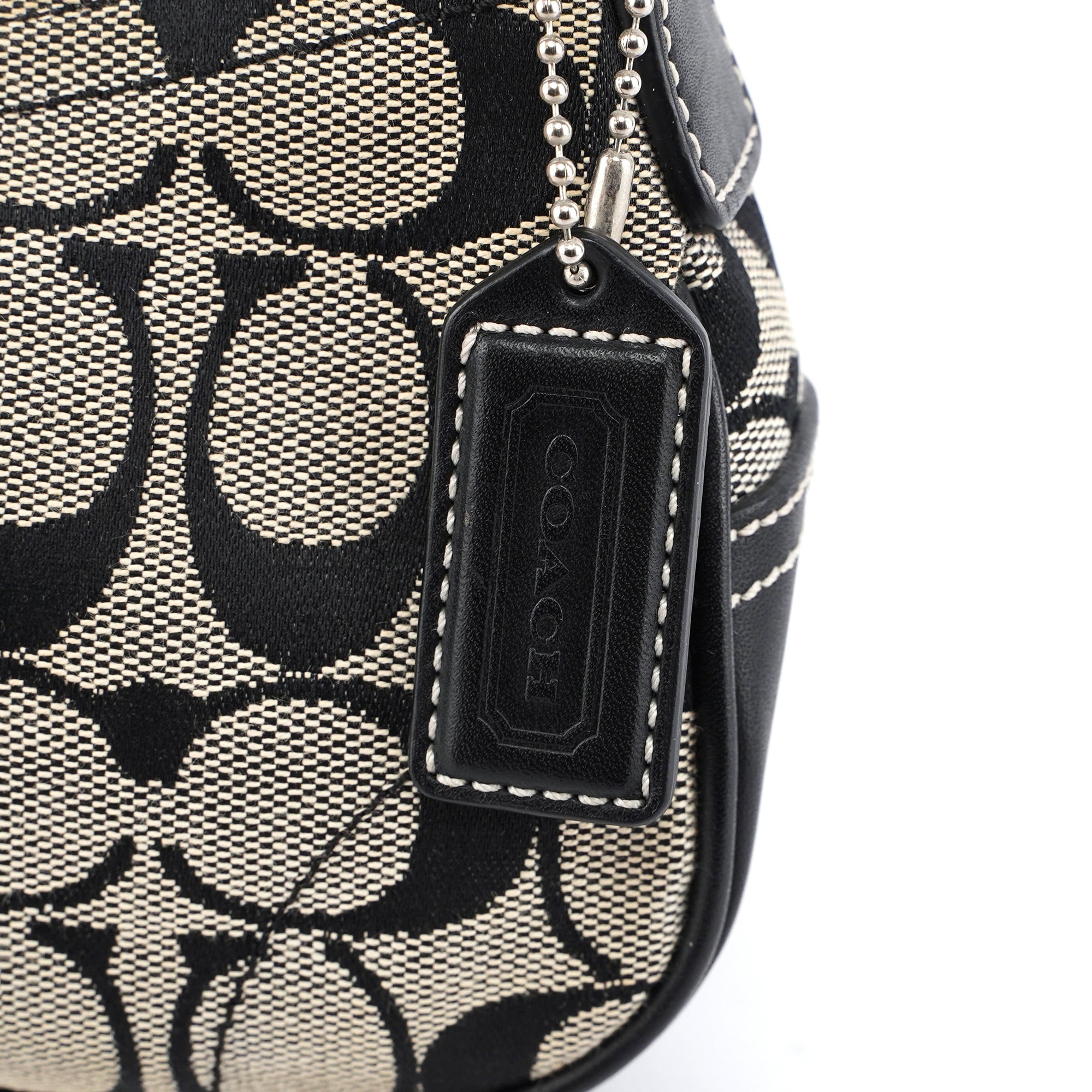6362 Grey Signature C Soho Shoulder Bag
