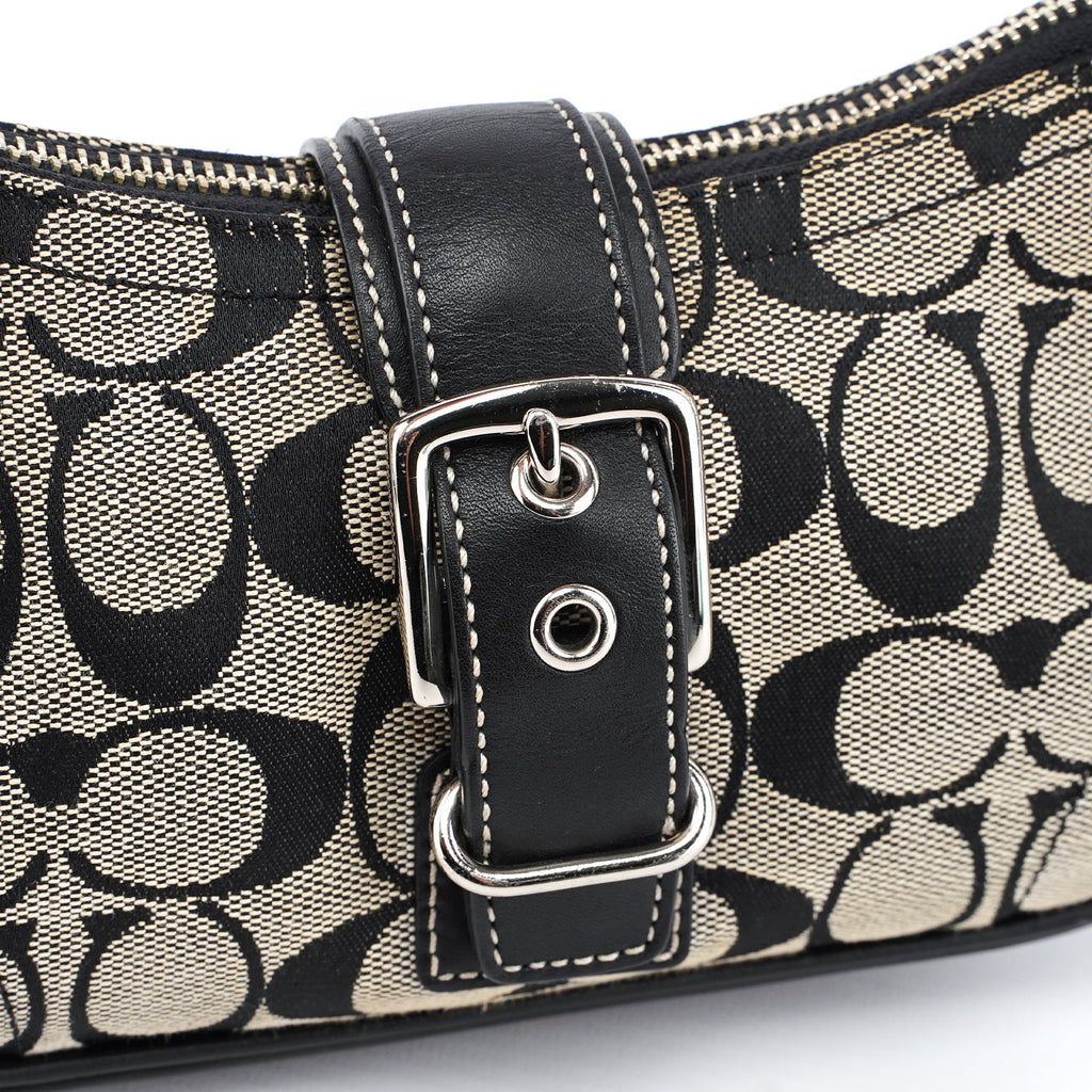 6362 Grey Signature C Soho Shoulder Bag