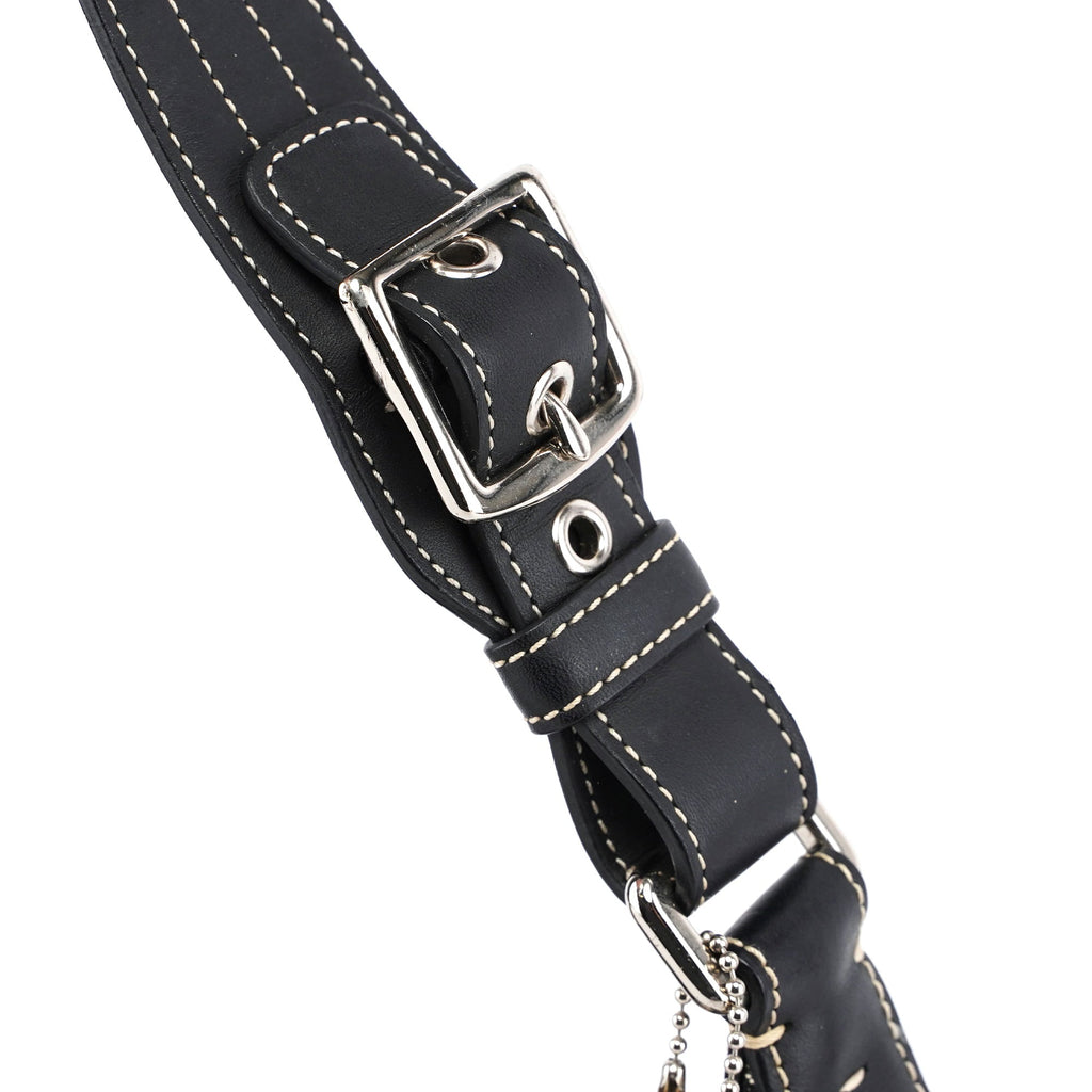 6363 Grey Signature C Crescent Soho Shoulder Bag