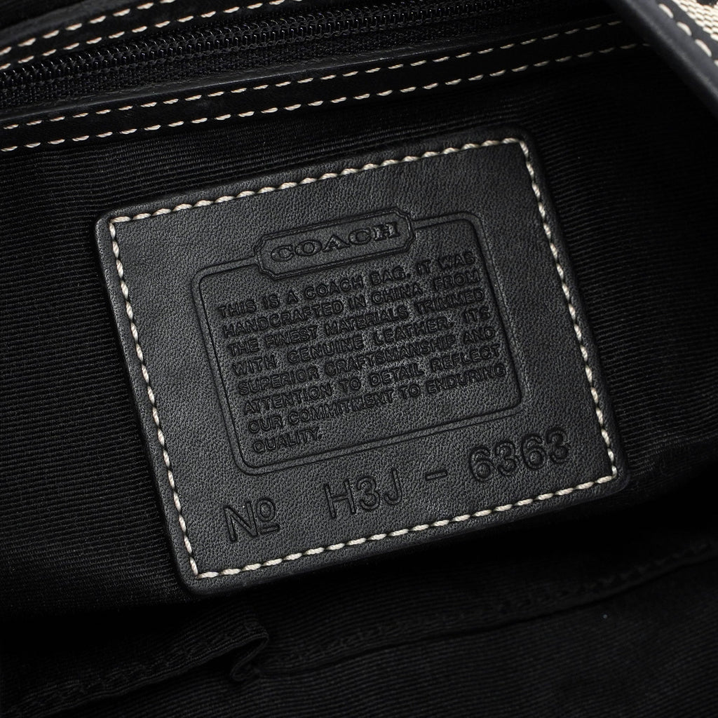 6363 Grey Signature C Crescent Soho Shoulder Bag