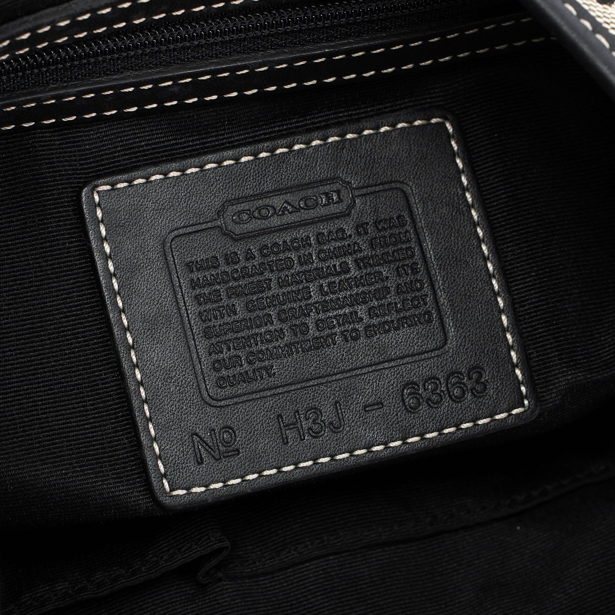 6363 Grey Signature C Crescent Soho Shoulder Bag