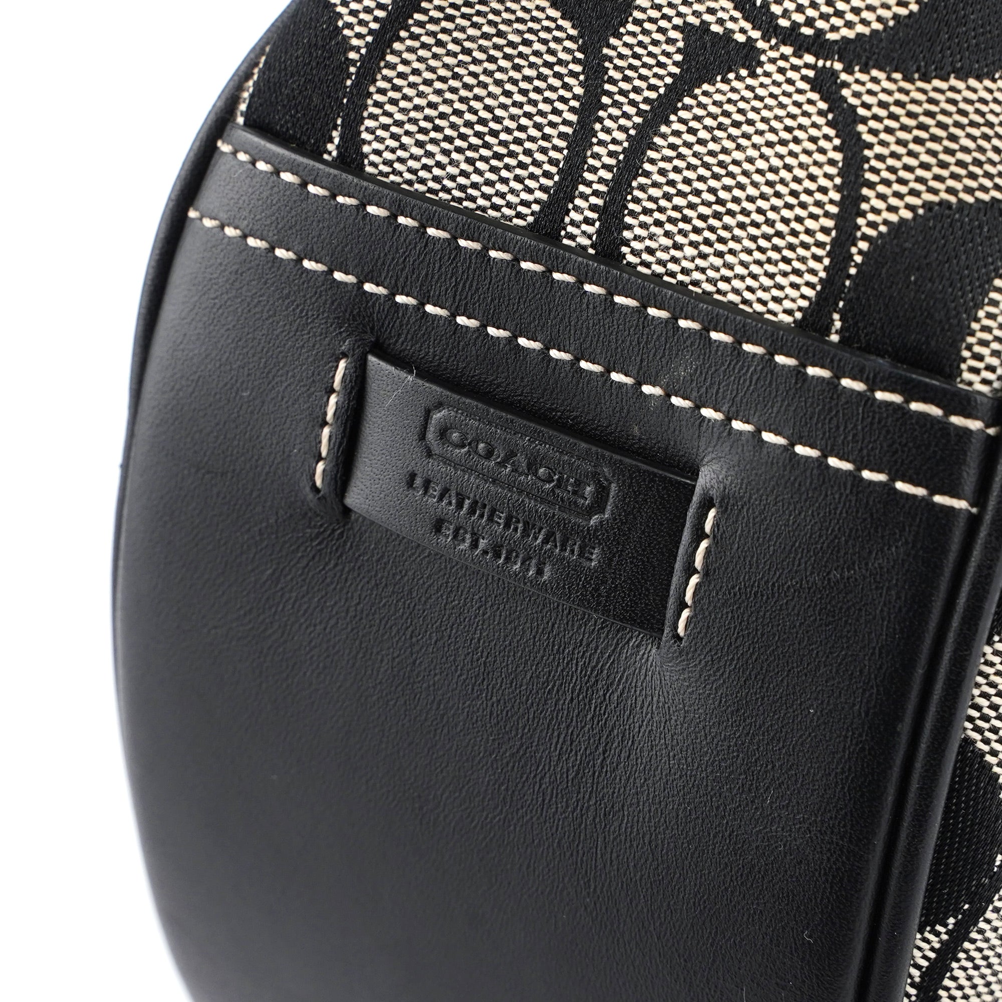 6363 Grey Signature C Crescent Soho Shoulder Bag