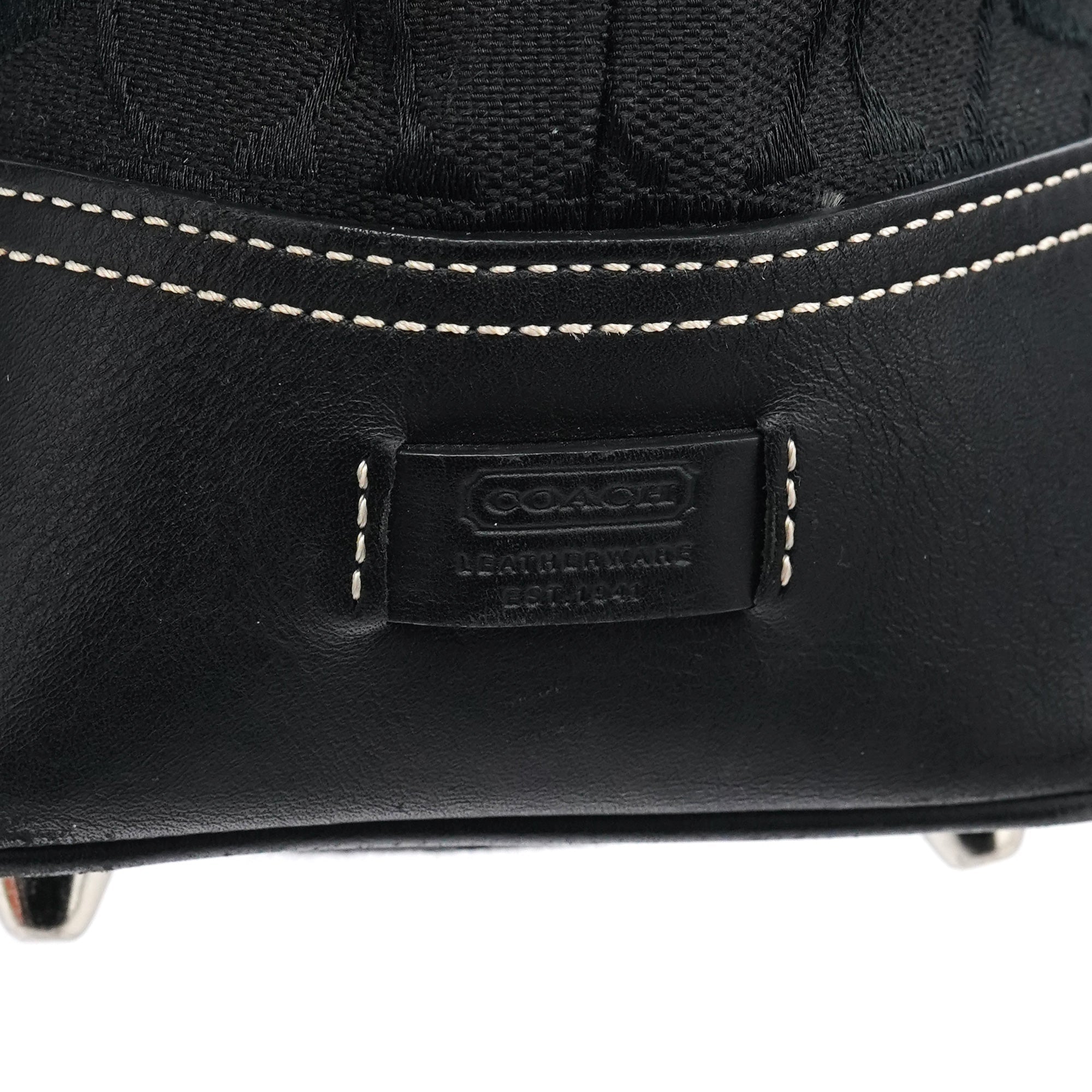 6366 Black Signature Soho Tote Bag