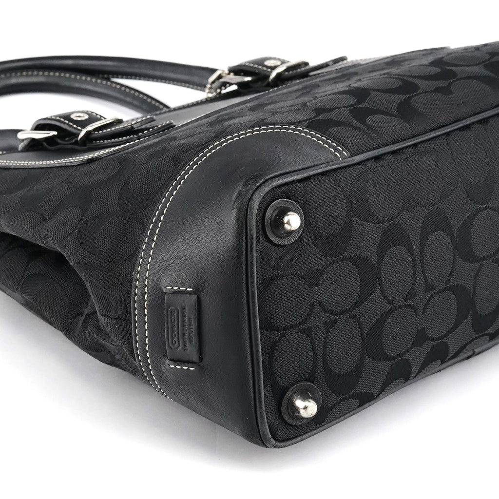 6366 Black Signature Soho Tote Bag