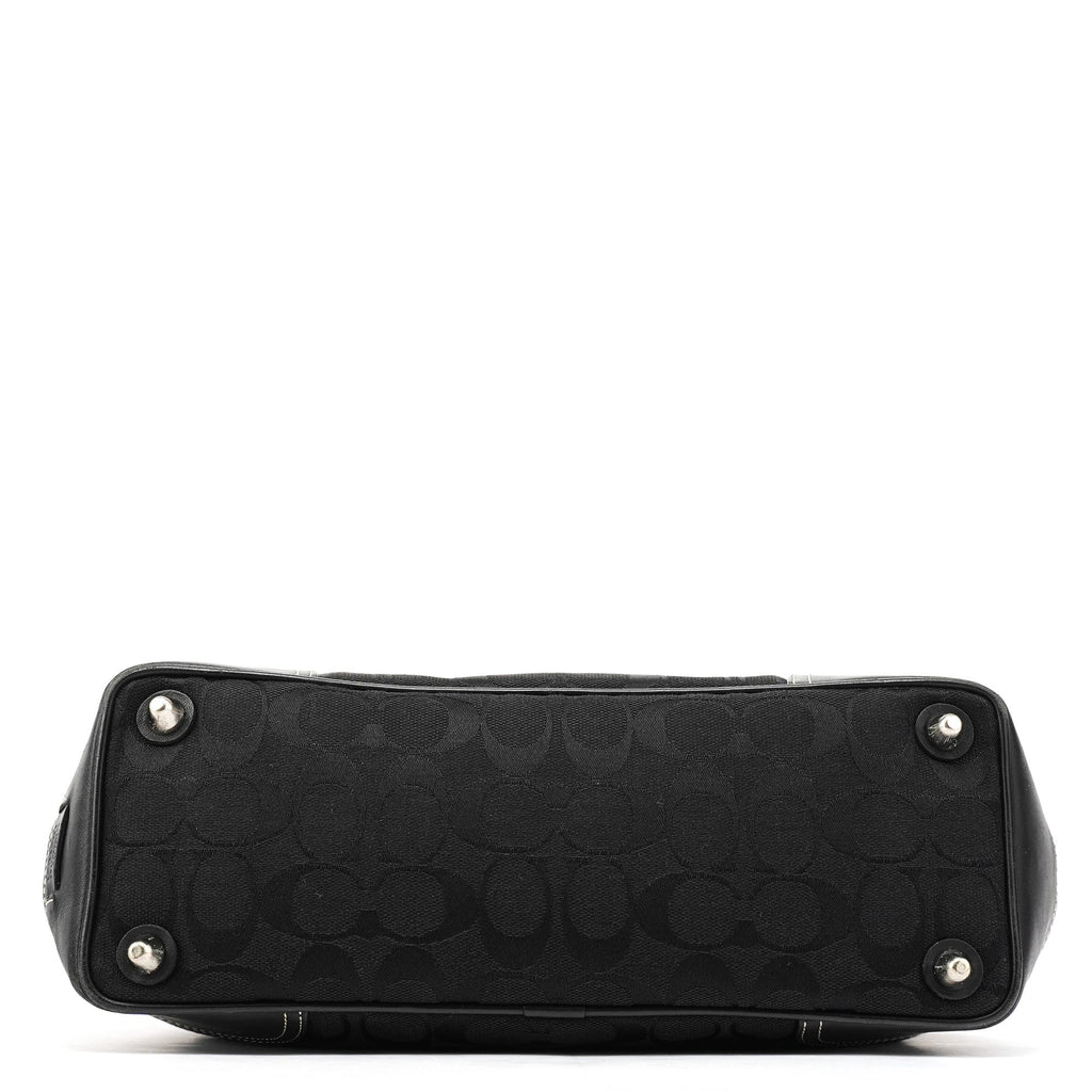 6366 Black Signature Soho Tote Bag