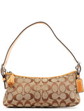 6371 Beige Signature Demi Shoulder Bag