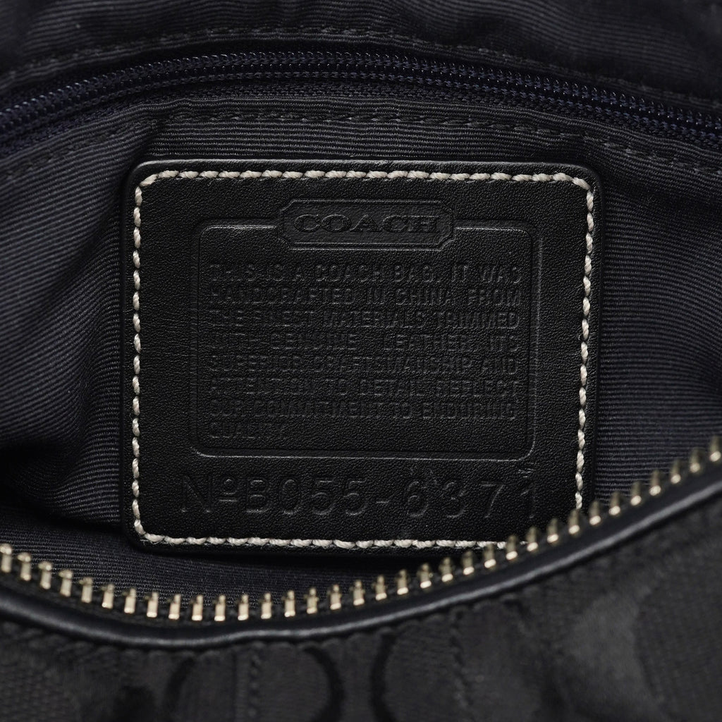 6371 Black Demi Shoulder Bag
