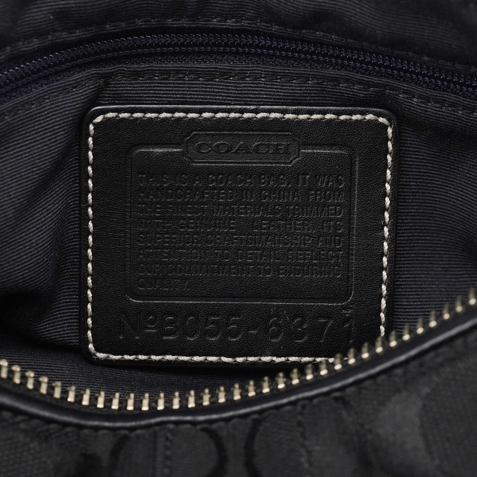 6371 Black Demi Shoulder Bag
