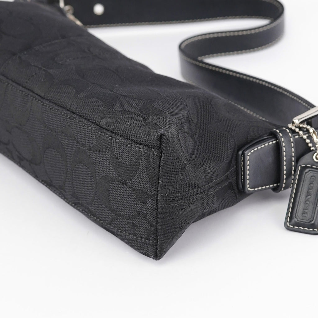 6371 Black Demi Shoulder Bag
