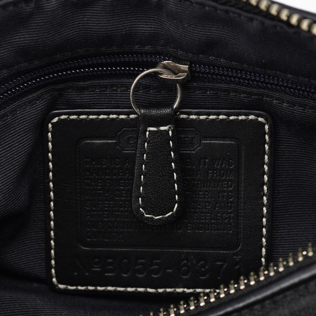 6371 Black Demi Shoulder Bag