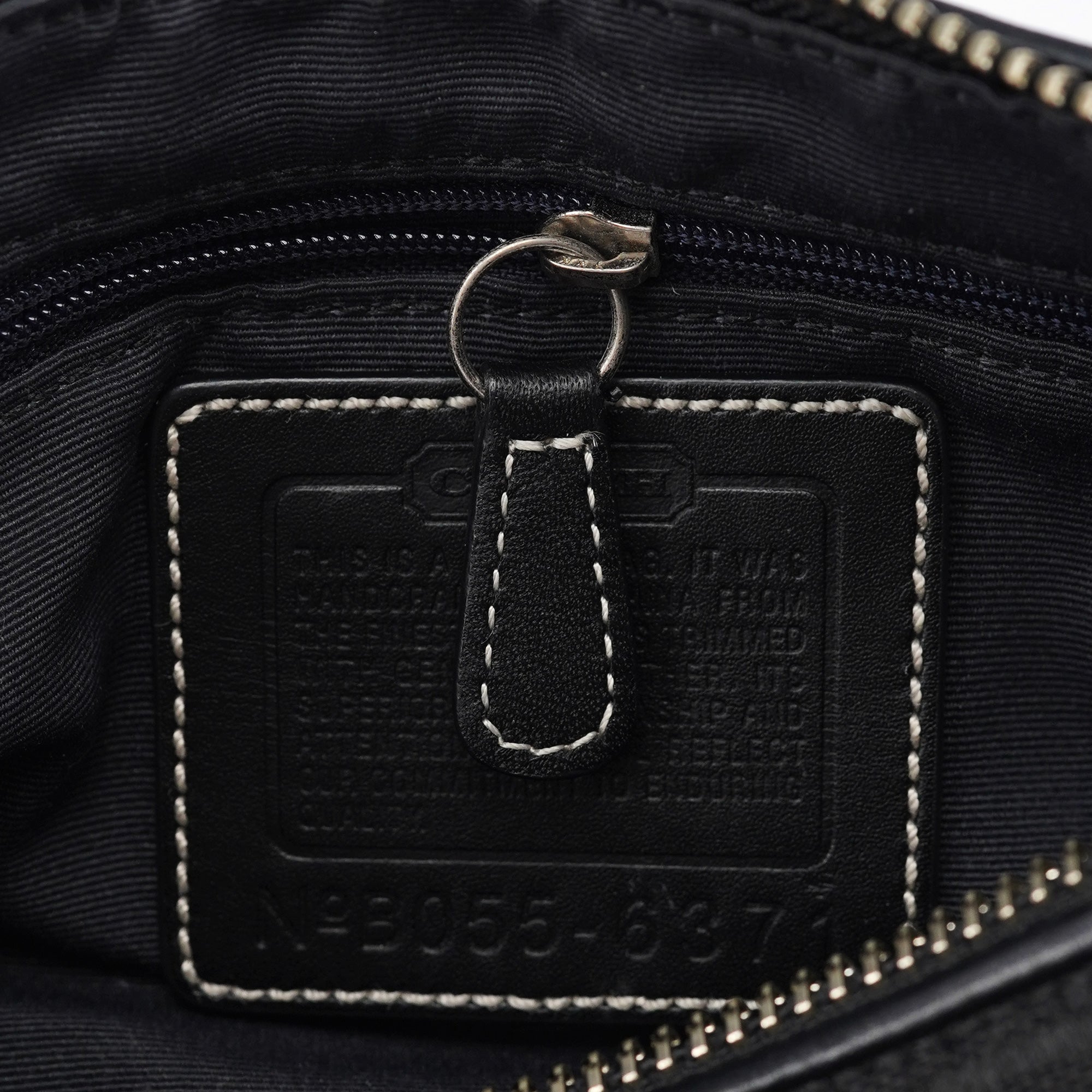 6371 Black Demi Shoulder Bag