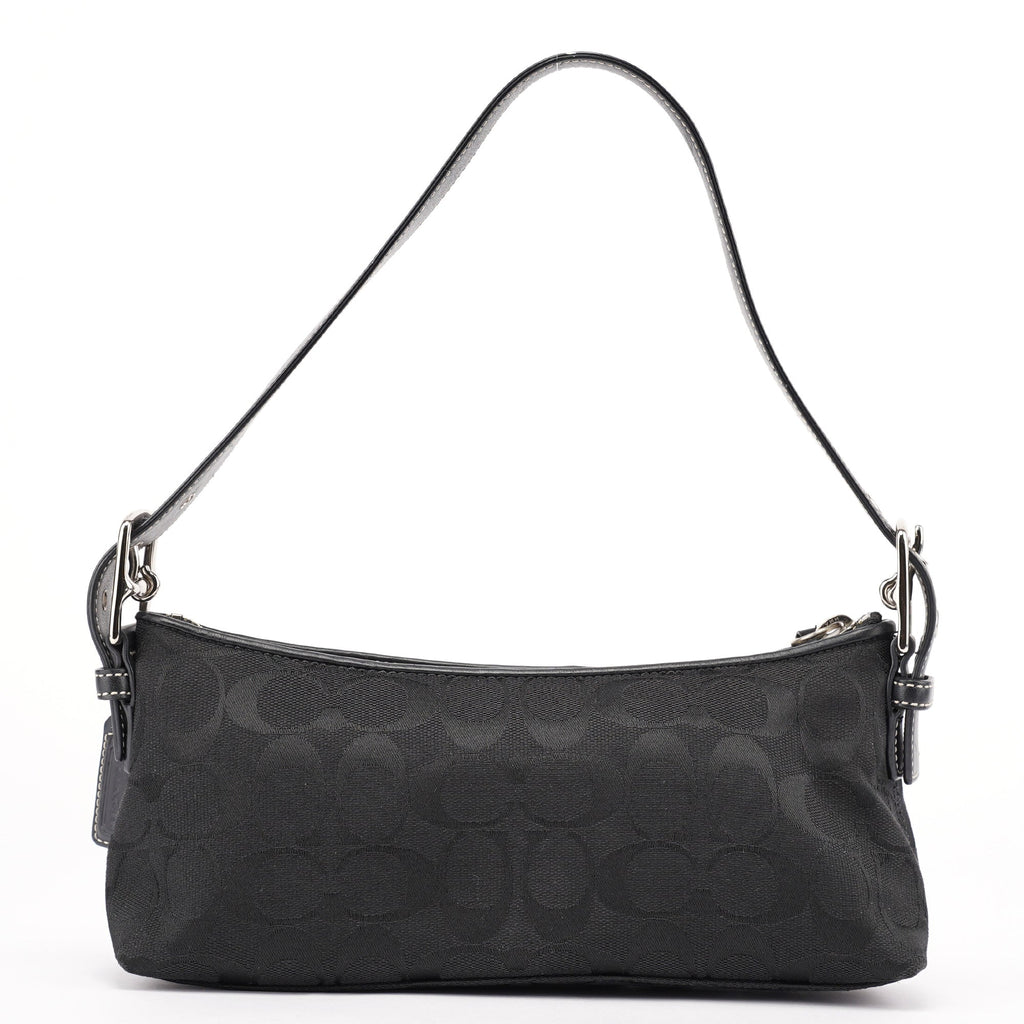 6371 Black Demi Shoulder Bag