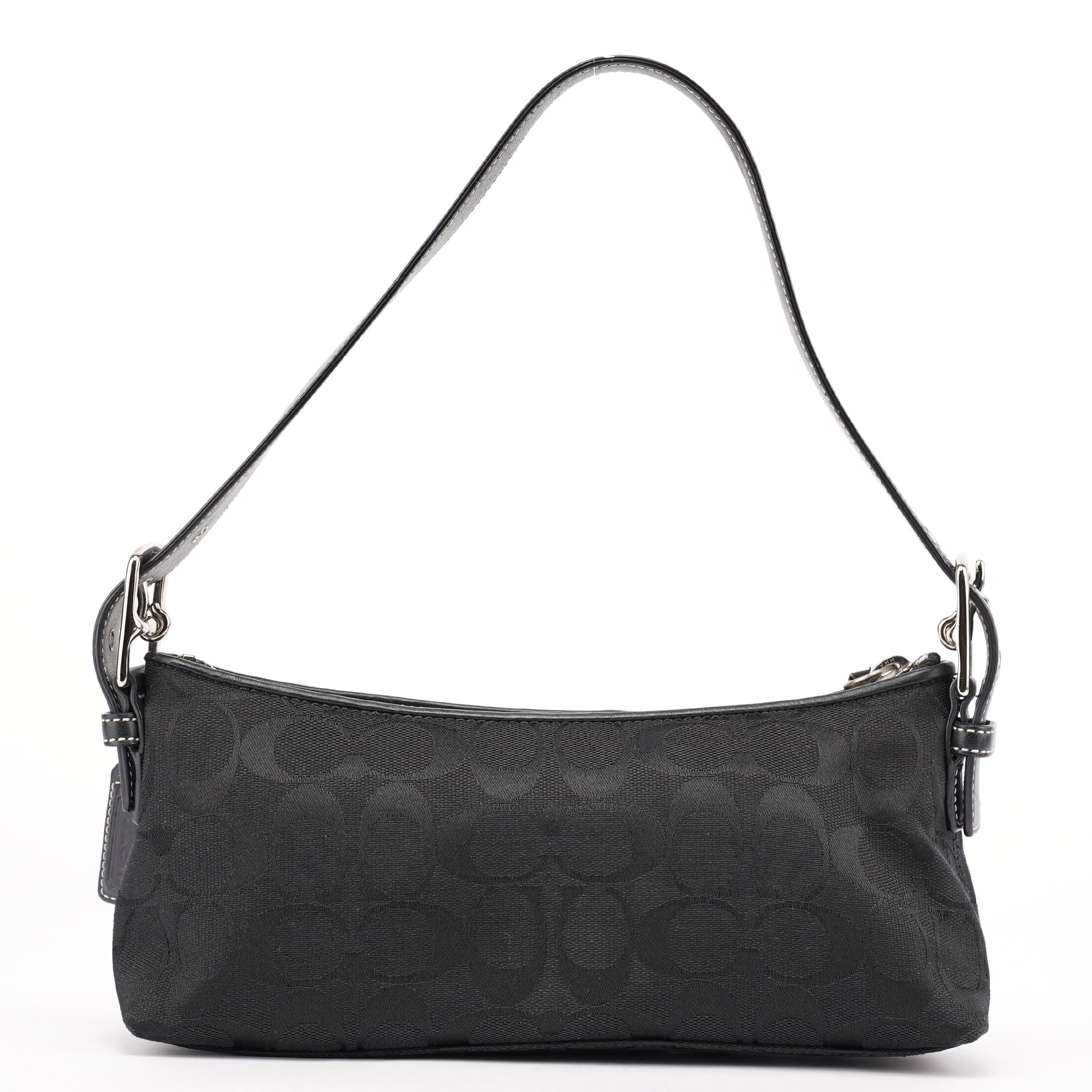 6371 Black Demi Shoulder Bag
