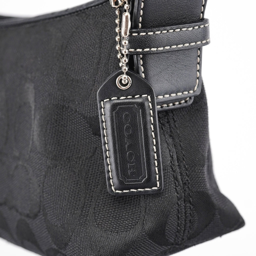 6371 Black Demi Shoulder Bag